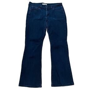 Levi's 515 Bootcut Black Jeans Denim Women's 10 W34 L29 Stretchy Work Chore